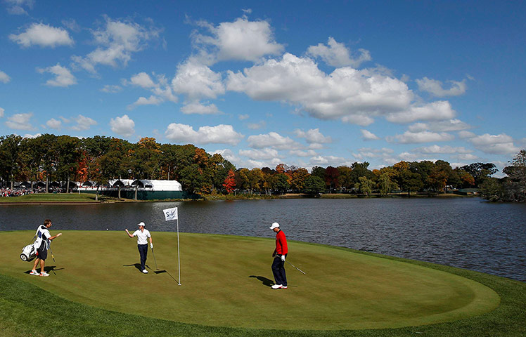golf: Team Europe golfer McIlroy