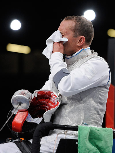 sport: Paralympics wheelchair fencing