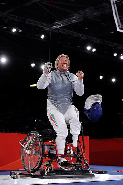 sport: Paralympics wheelchair fencing