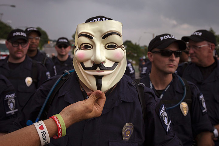 DNC day 2: Guy Fawkes mask