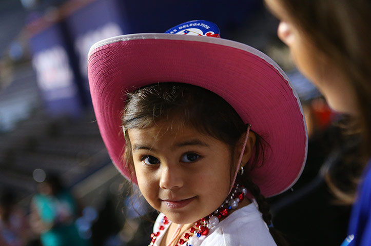DNC day 2: Pink campaign hat