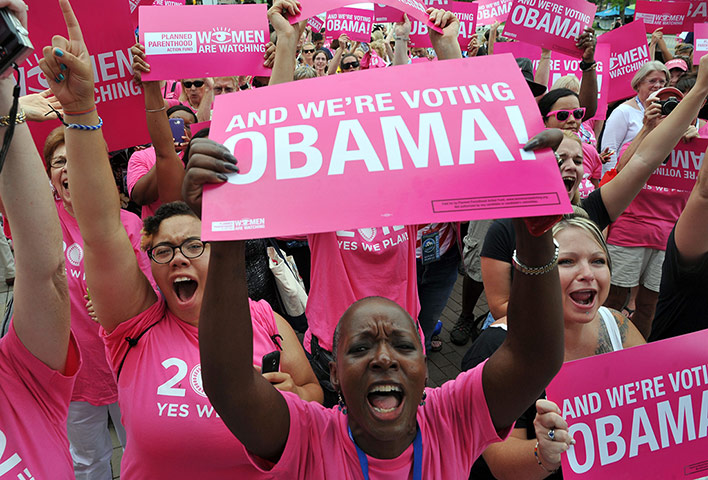 DNC day 2: Planned Parenthood demo
