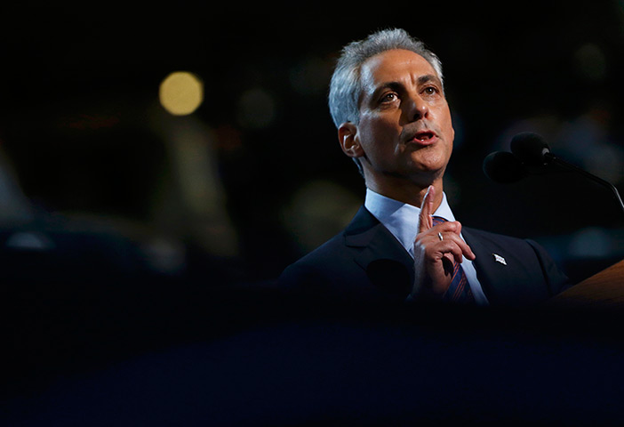 DNC session 1: Former Obama administration official Rahm Emanuel addresses the session