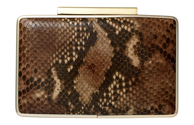 Weekend Bags: Snake box bag, £225, by LK Bennett, lkbennett.com