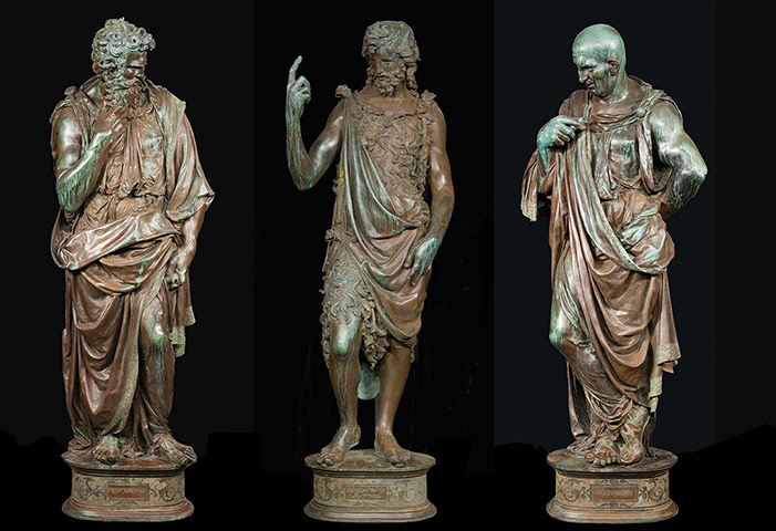 Bronze at RA: The Pharisee by Giovanfrancesco Rustici 