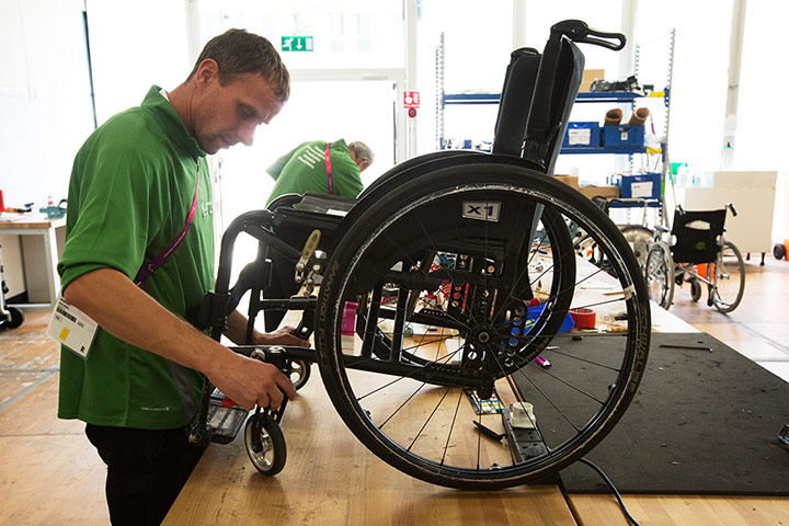 ottobock workshop: Inside the Ottobock workshop 