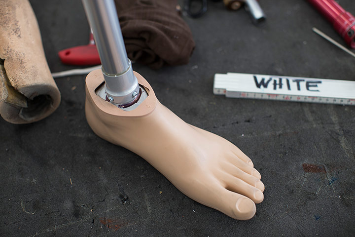 ottobock workshop: Inside the Ottobock workshop