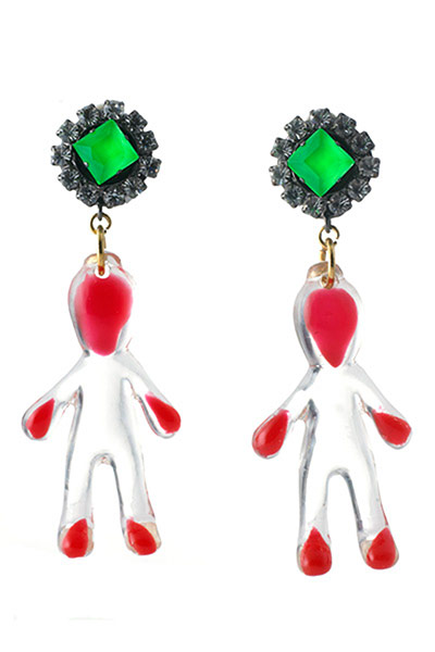 Weekend Accessories: Earrings, £215, by Marni, marni.com