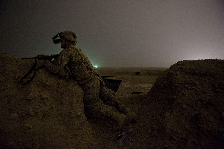 24 hours in pictures: US Army soldiers in Kandahar