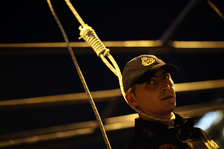 24 hours in pictures: A firefighter protest in greece