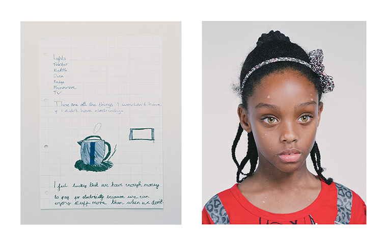Child poverty: Amira, 8, UK Child Poverty