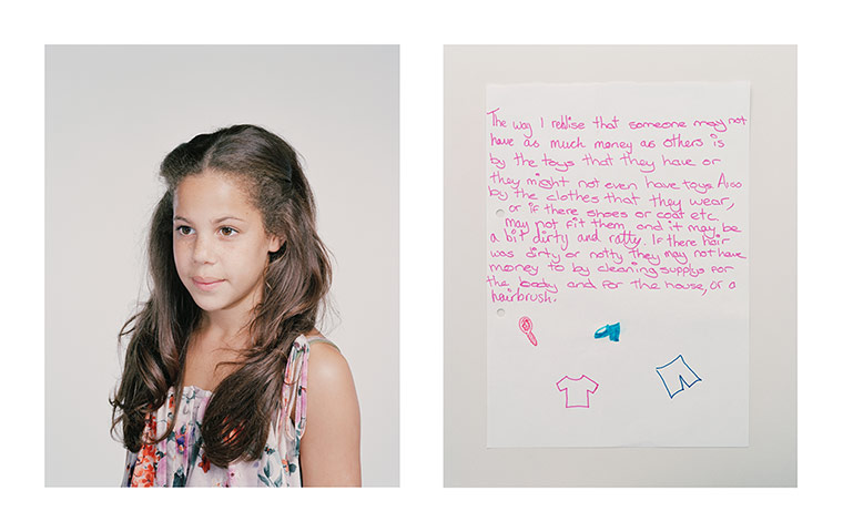 Child poverty: Sydnee, 12, UK Child Poverty