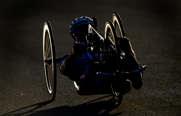 hand cycling: Matthew Updike of USA