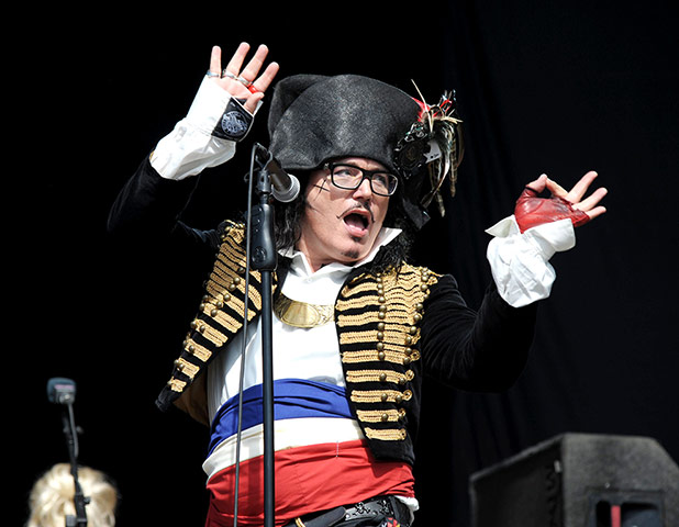 Bestival: Adam Ant performs on day one of the festival