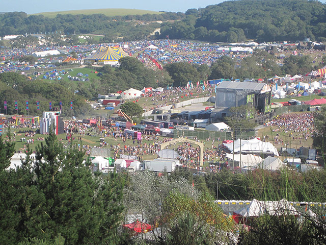 Bestival: A general view of Robin Hill Country Park