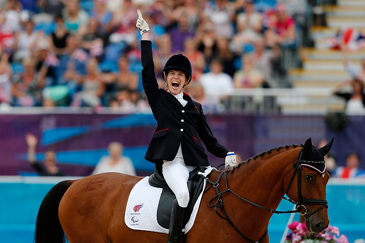 Gold medals: Sophie Christiansen on Janeiro 6