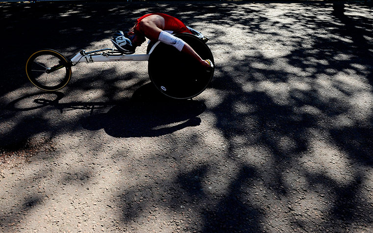 para sport: Paralympics marathon