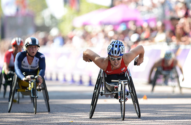 para sport: Paralympics marathon