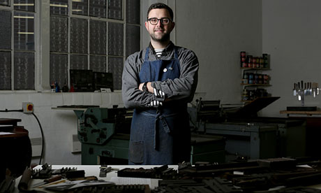 Simon Goode of the London Centre for Book Arts