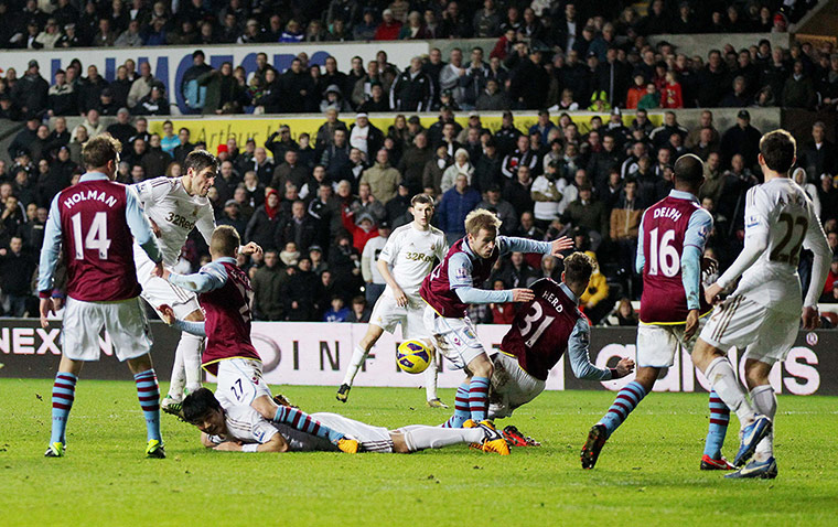 sport7: Swansea City v Aston Villa - Barclays Premier League