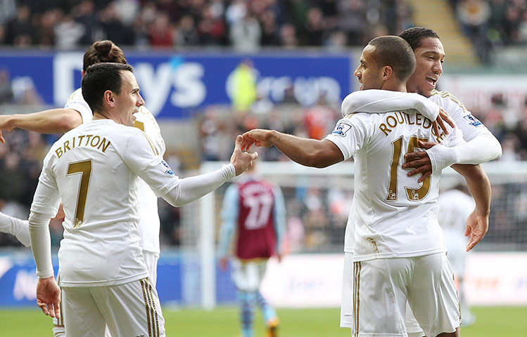 sport7: Swansea City v Aston Villa - Barclays Premier League