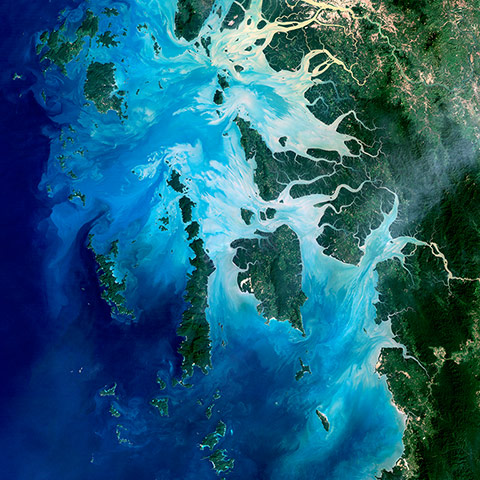 Satellie Eye on Earth: Mergui Archipelago