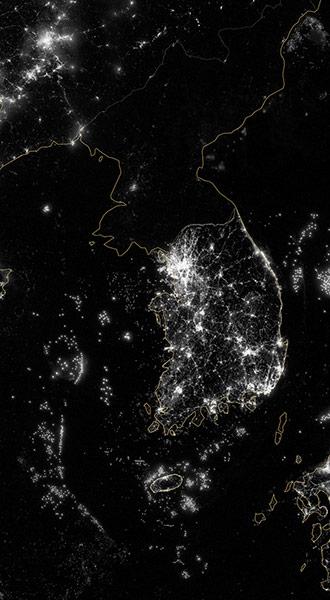 Satellie Eye on Earth: Korea and the Yellow Sea