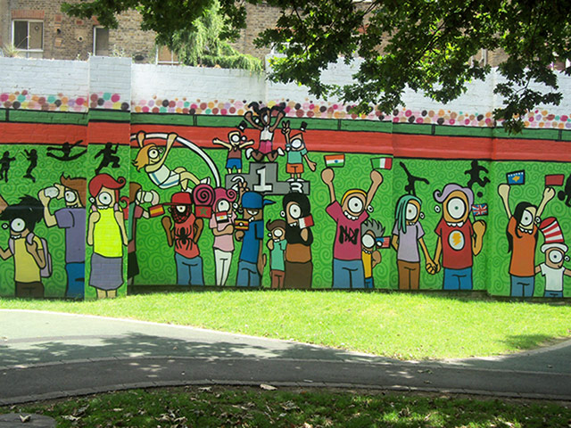 Pinnacle cmty projects: Wall art for Wilberforce 