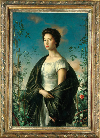 Royal portraits: 1957 portrait of Princess Margaret by Italian artist, Pietro Annigoni