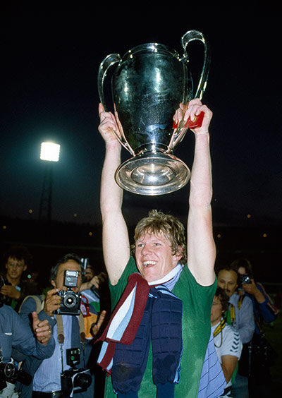 Joy of Six: Nigel Spink with trophy