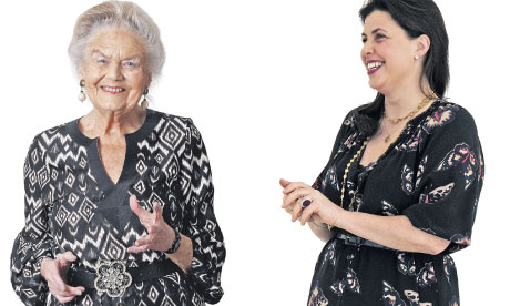 Sheila Kitzinger and Kirstie Allsopp