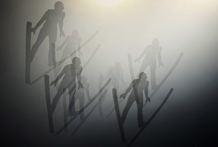 Best of the week: Multiple exposure shot of Slovenia's Jurij Tepes 