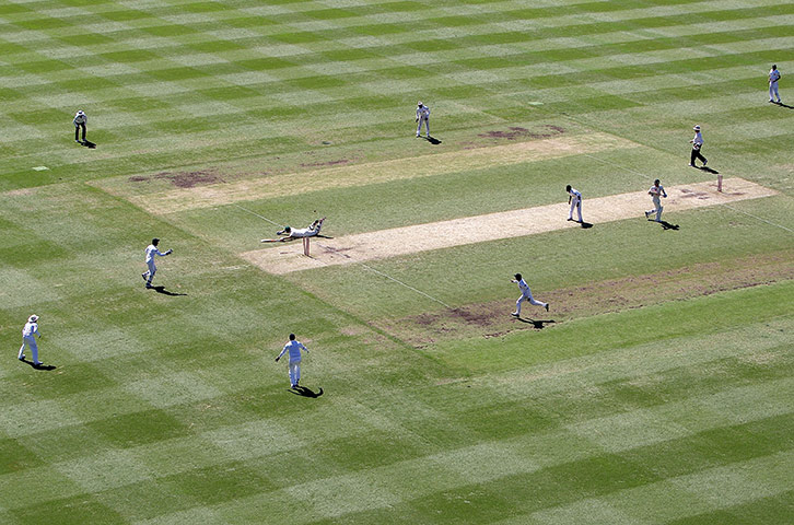 Best of the week: Australia's Michael Hussey is run out