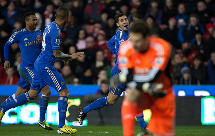 sat round up 2: Eden Hazard celebrates