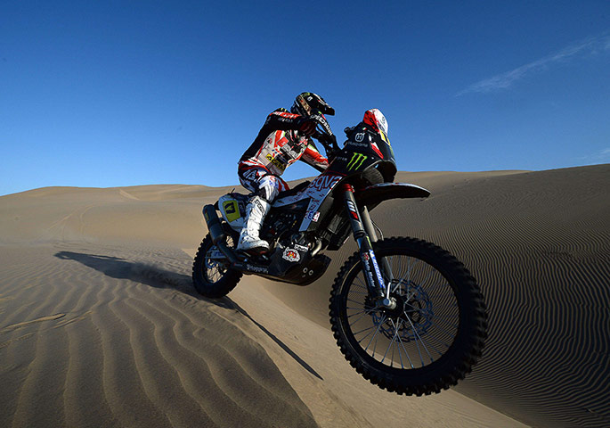 Dakar 2013: Alessandro Botturi slices through the dunes