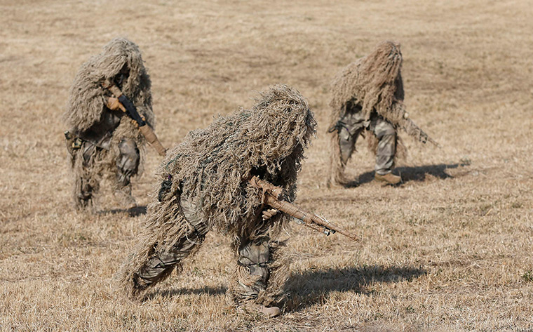 24 hours in pictures: Members of Japan's Ground Self-Defence Force
