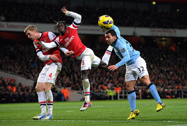 football: Arsenal v Man City