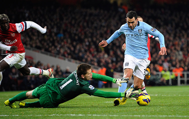 football: Arsenal v Man City