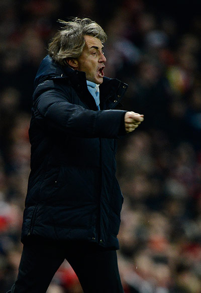 football: Arsenal v Man City