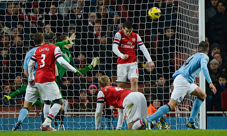 football: Arsenal v Man City