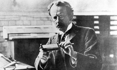 Sir Joseph J Thomson, discoverer of the electron