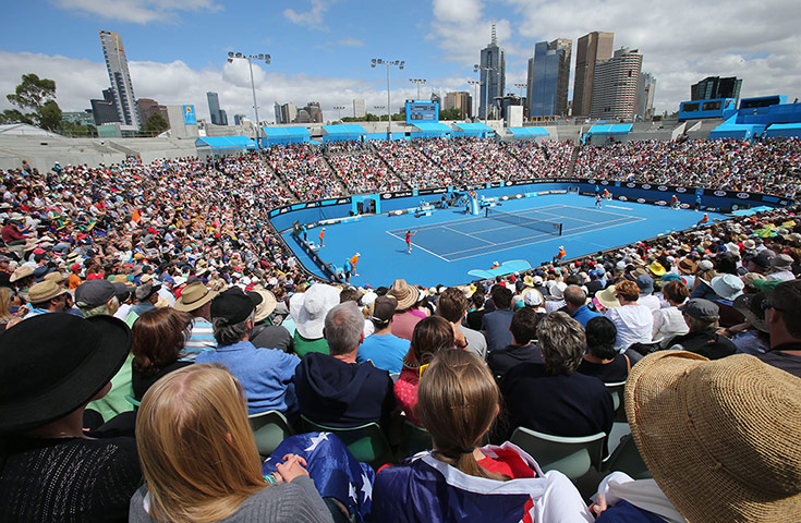 tennis: First day of Australian Open Grand Slam