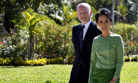 William Hague visits Myanmar