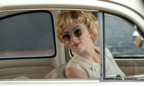 Scarlett Johansson as Janet Leigh in Hitchcock.