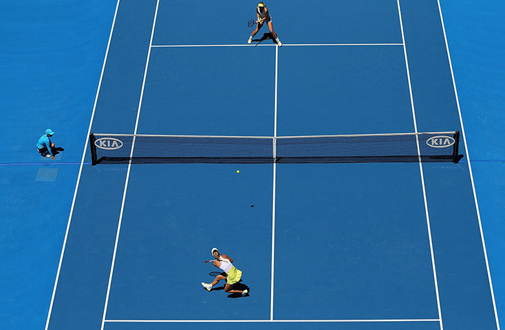 aussie oepn day 2: Caroline Wozniacki