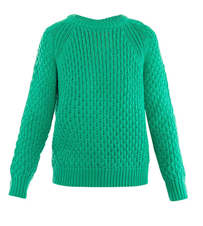 Wild and woolly: Closed sweater