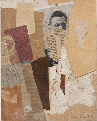 Kurt Schwitters at Tate: Untitled (With an Early Portrait of Kurt Schwitters) 