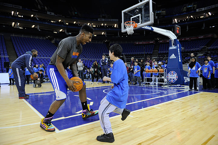 NBA training: Knicks' Iman Shumpert 