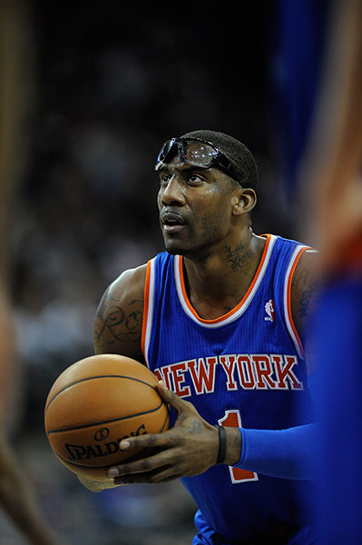 NBA 2: Amar'e Stoudemire prepares to take a free throw