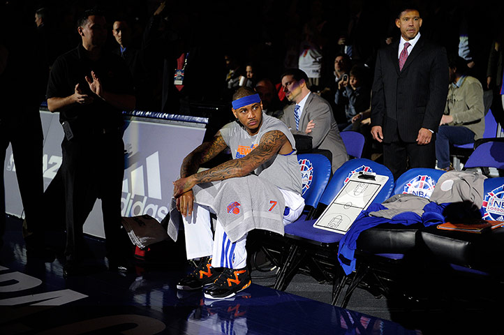 nba 3: Knicks star player Carmelo Anthony